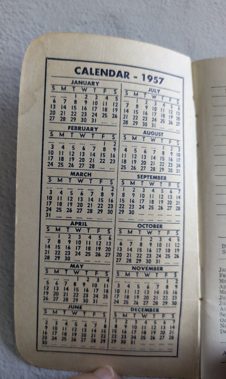 Vintagr Royster Plant Food Farmers Notebook 1957-1958