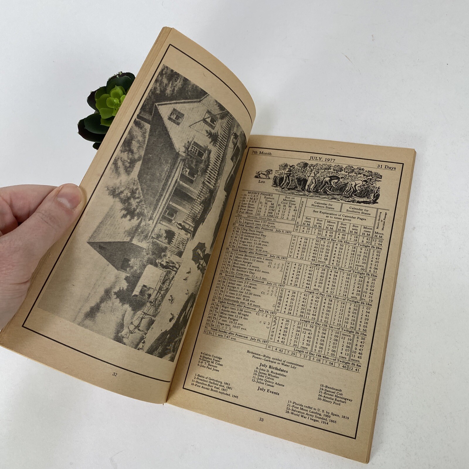 1977 American Farm and Home Almanac Edited by Ray Geiger