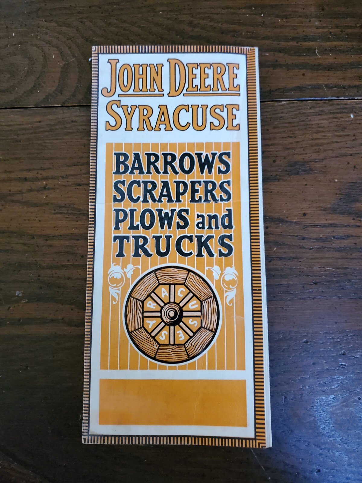 Vintage John Deere Syracuse Mailer, Series A-41-S. P. C. Co.-1925