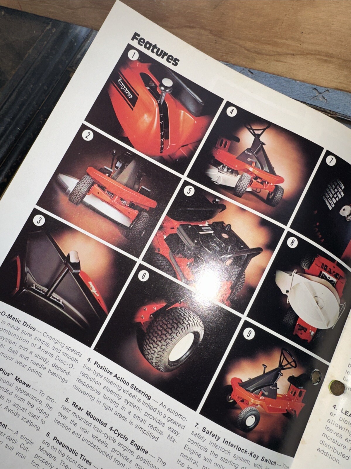 1977 ARIENS Riding Mowers Advertising Catalog Vintage