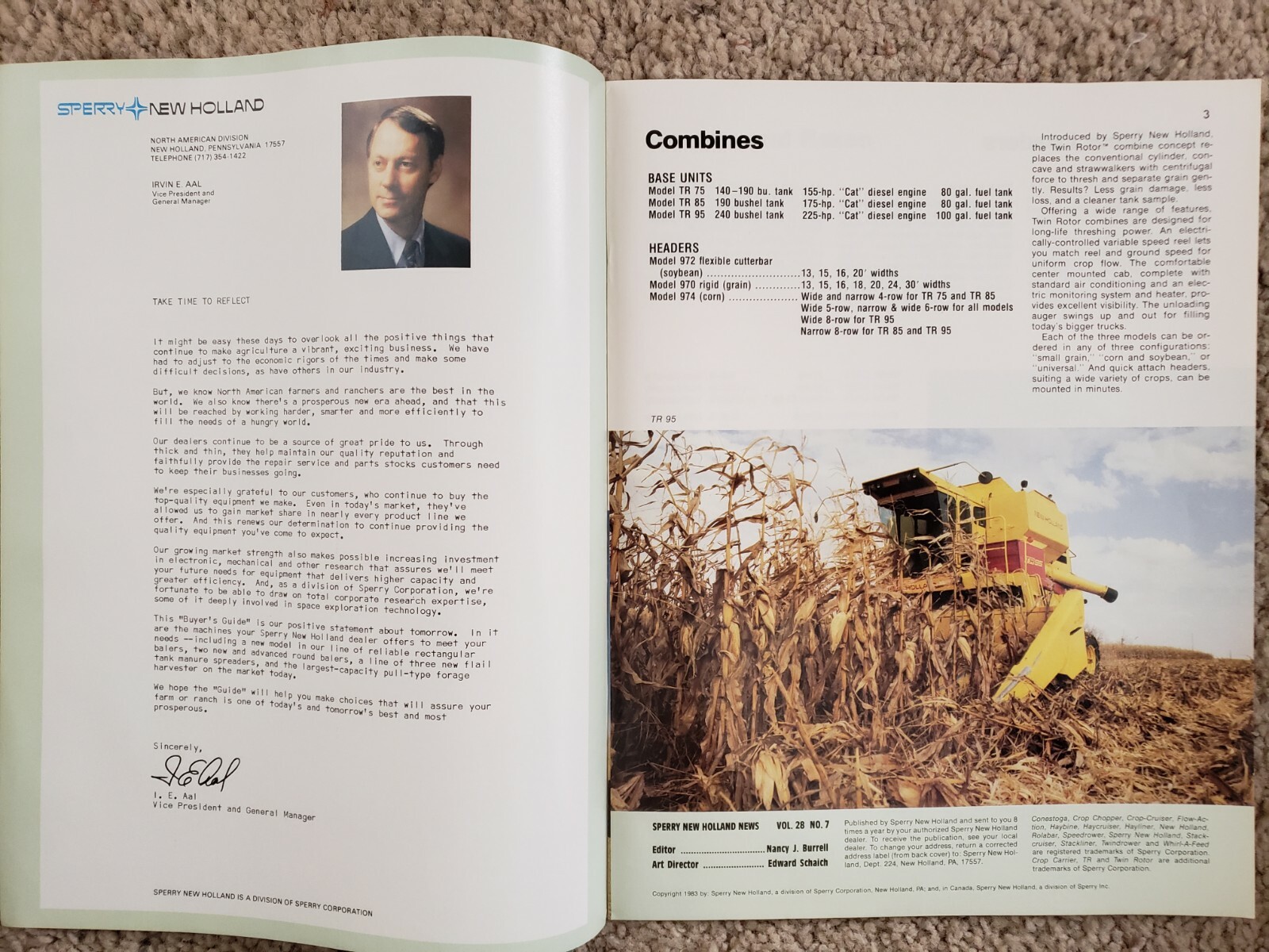 Sperry – New Holland Farm Equipment Buyer&rsquo;s Guide – 1983 – Vol. 28 No. 7 B