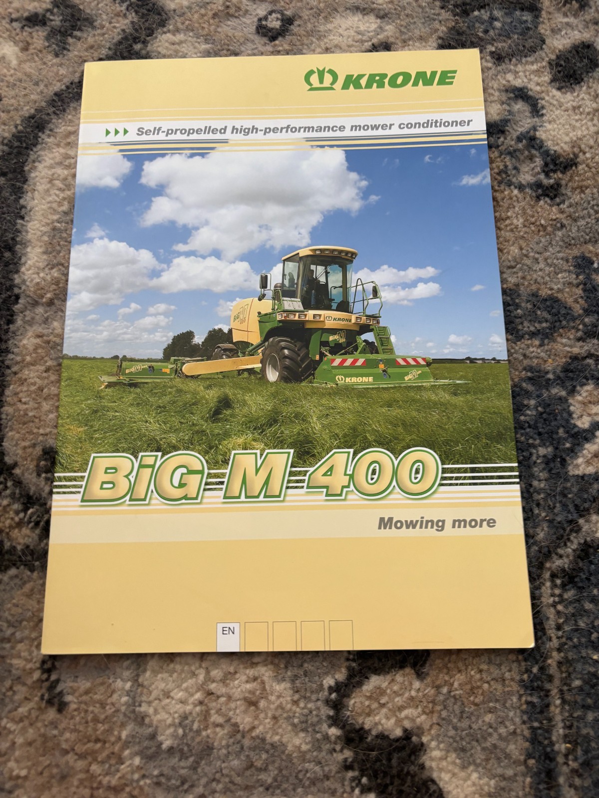 Krone Big M 400 Mower Brochure FCCA25