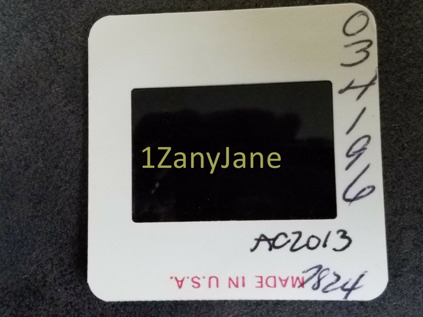 AC2013 35mm Slide of an Allis-Chalmers from MEDIA ARCHIVES WOMAN SNOWBLOWER