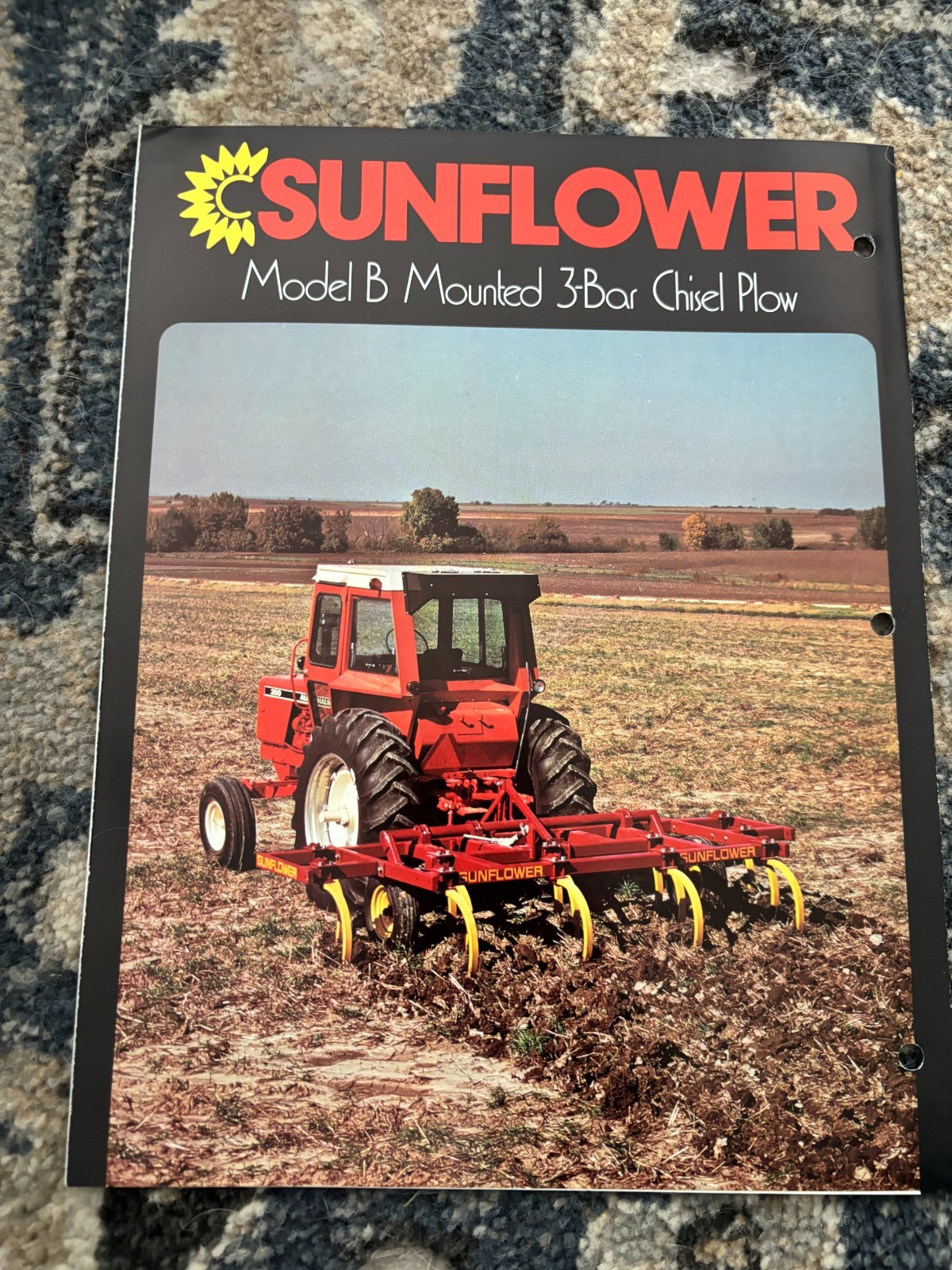 Sunflower Model B Mounted 3-Bar & Model RC Chisel Plow Brochure AMIL26
