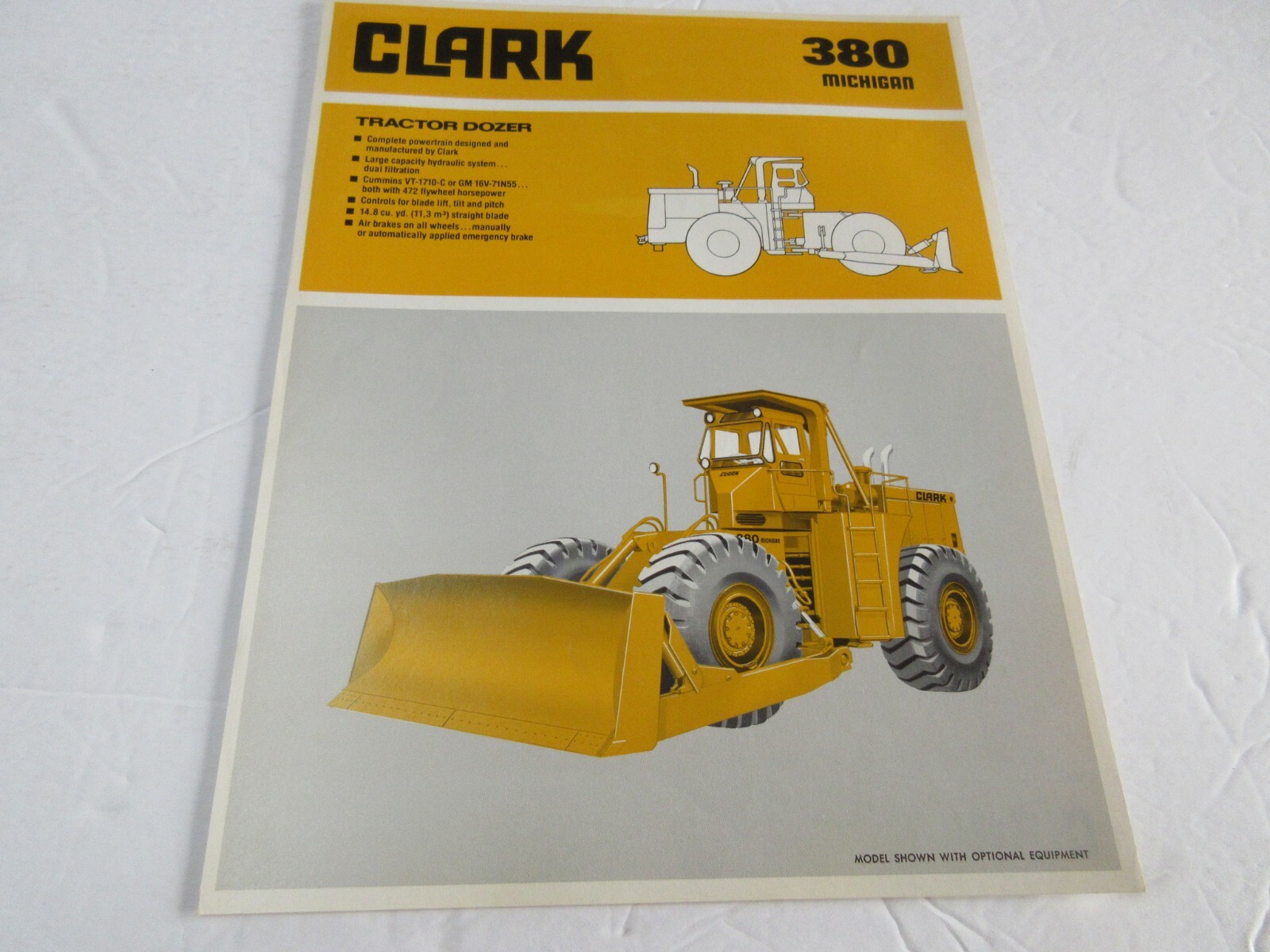 Clark Michigan 380 Tractor Dozer 2 Page