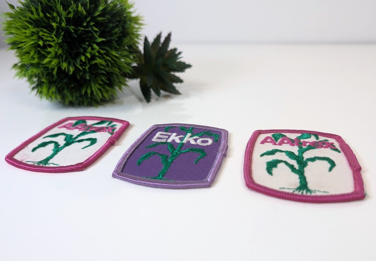Lot of 3 Ekko Aatrex Farm Agriculture Herbicide farming embroidered Jacket Patch
