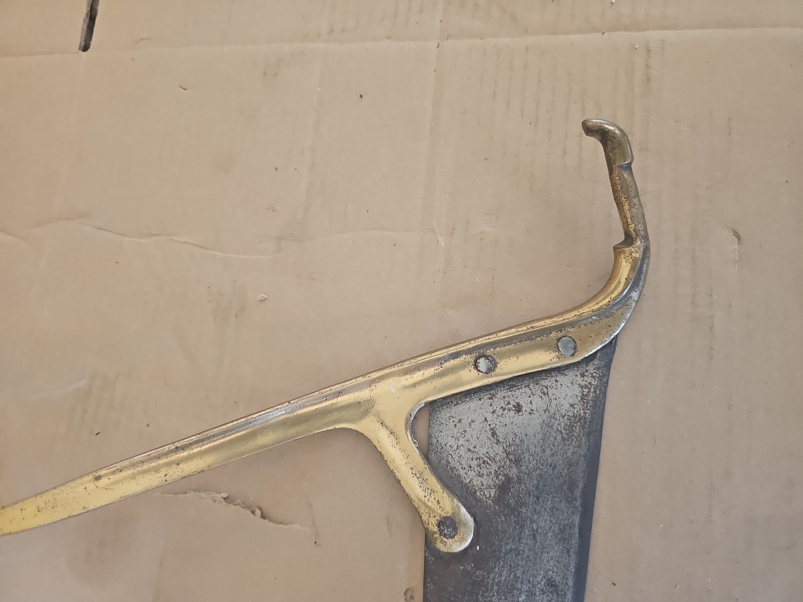 IZ MERRIAM Leg Type CORN CUTTER Cane Sorghum Primitive 1892 Whitewater WI