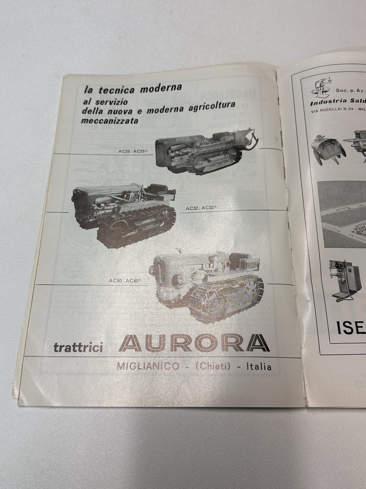 1965 Macchine Motori Agricoli Landini Trattori Cingolati FIAT MF Magazine