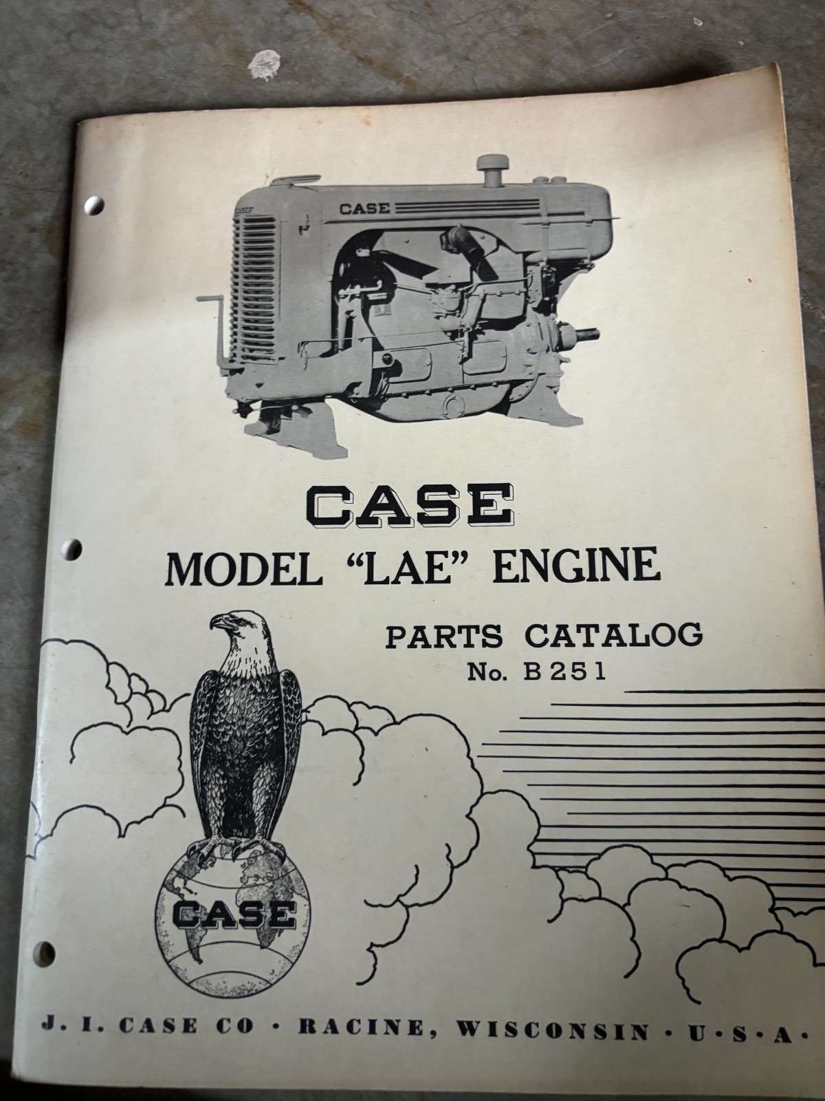 Case LAE Engine Parts Book Manual AMIL26