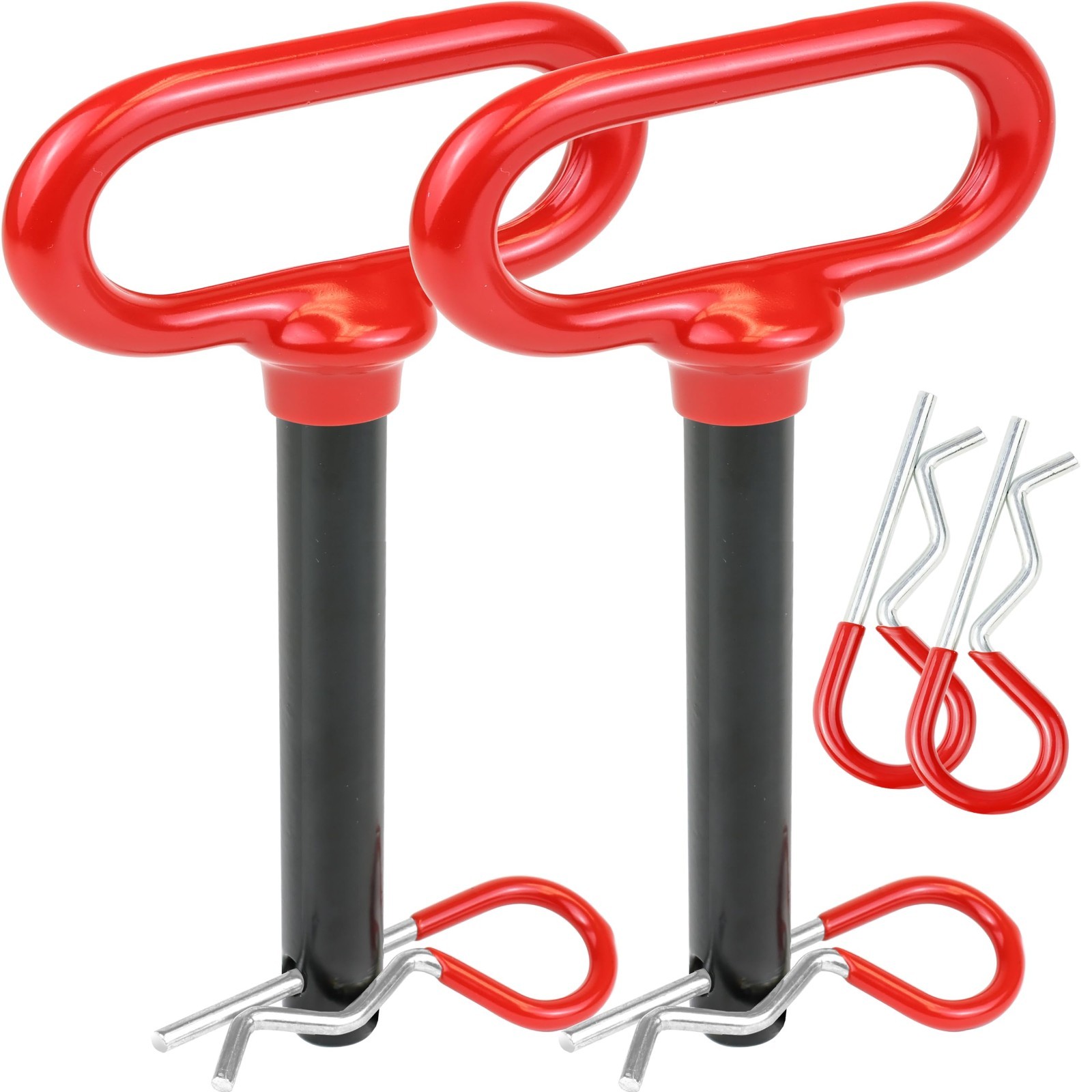 5/8&Prime; Hitch Pin for Trailers & Tractors, 2-Pack Clevis Pin Set, Rust-Resistant, F