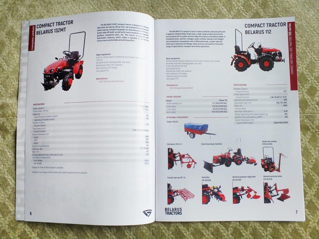 MTZ BELARUS Belarusian Tractor Loaders Brochure Anniversary Limited Catalog 2026
