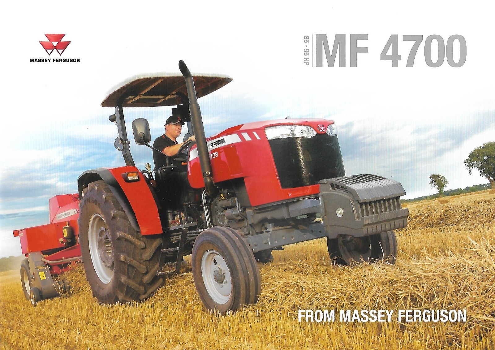 Farm Tractor Brochure – Massey Ferguson – MF 4708 4709 4700 series 2015 (F8566)