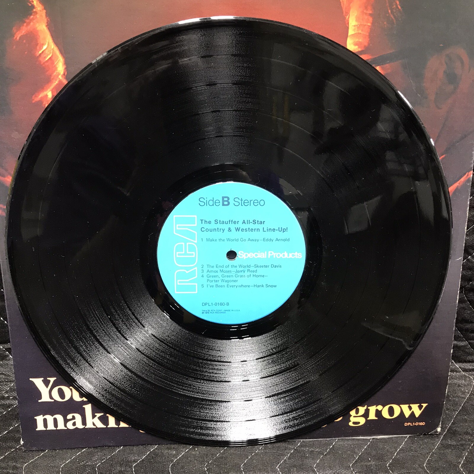 Rare Vtg Promotional LP, You & Stauffer, Making Good Things Grow 1975 Chemical