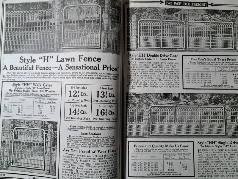 1924 Jim Brown&rsquo;s Bargain Book of Fencing Gates Steel Posts Barb Wire Roofing