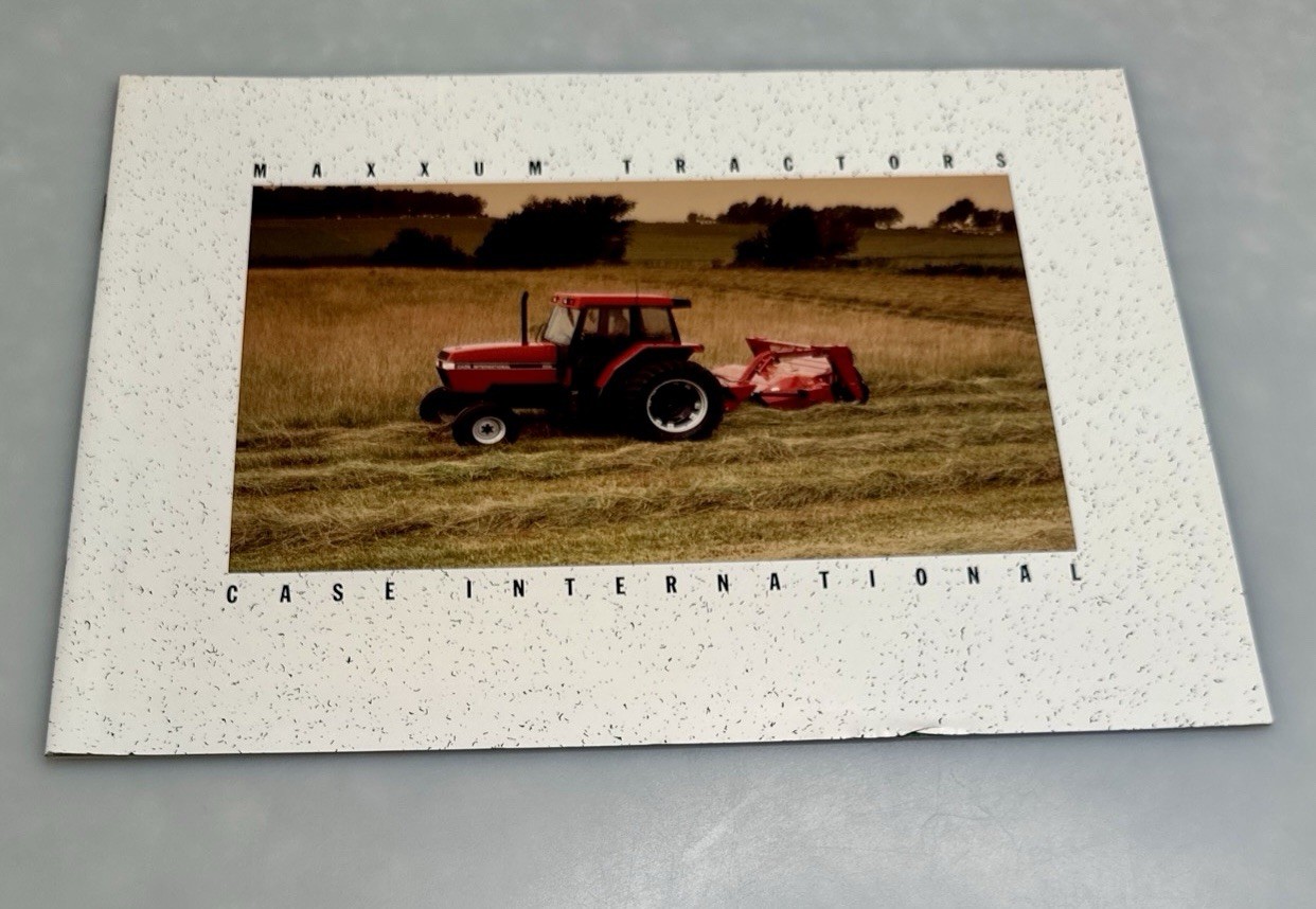 Maxxum Series Tractors Brochure Case IH International Harvester 1992