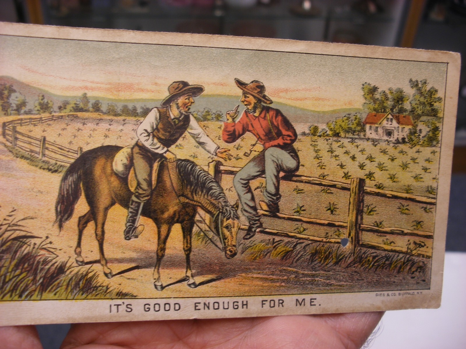 Vintage Farm Farming Equipment Trade Card – Tait Wire Check Rower