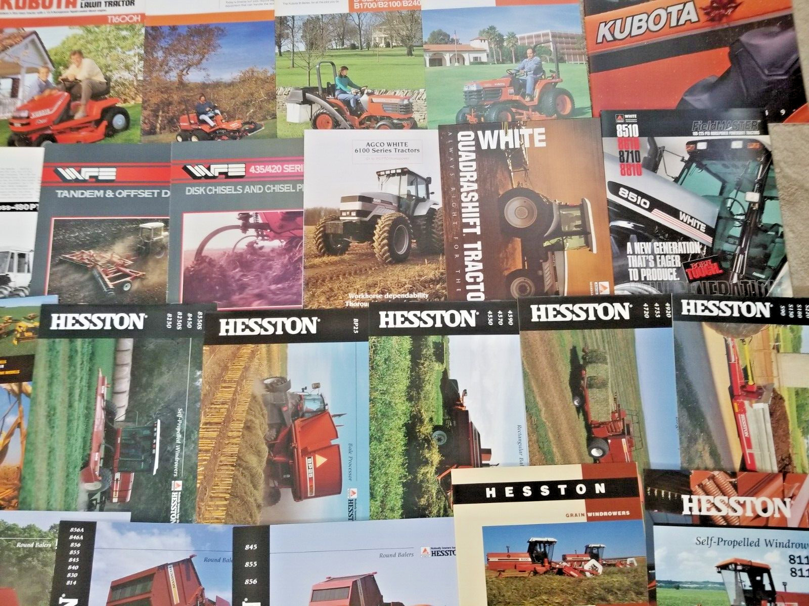10 Pounds Of Tractor and Implement Brochures/Spec Sheets – 150+ 1980&rsquo;s and Up