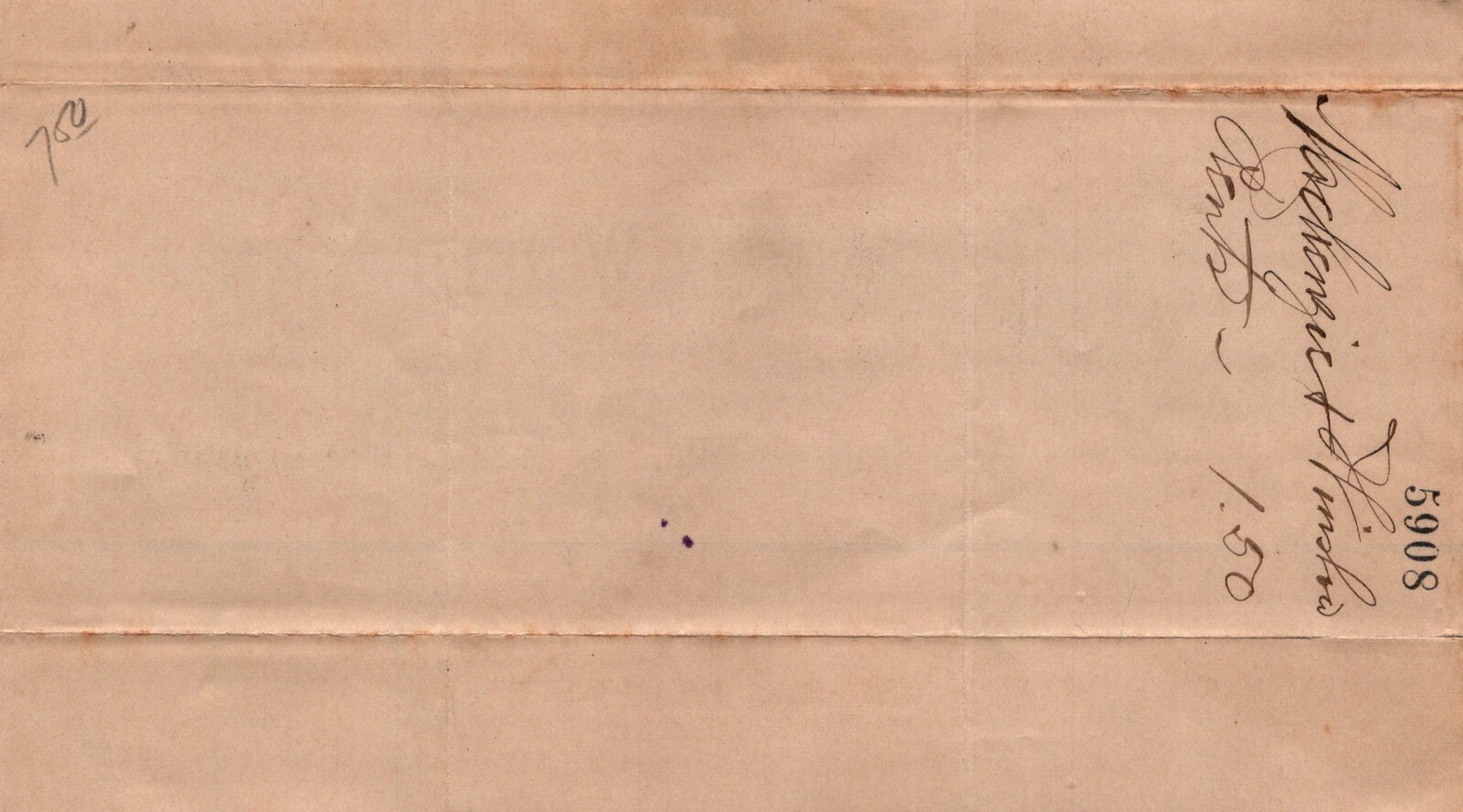 1892 Hay & Straw Dealer Mackenzie & Winslow Paper Delivery Receipt A11n