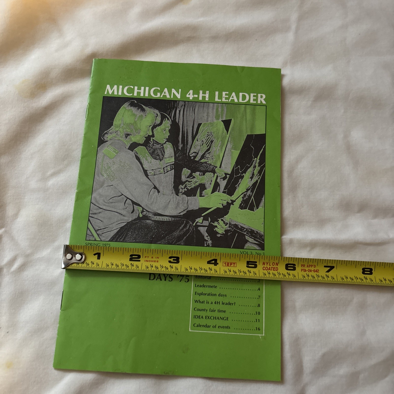1975 Michigan 4-H Leaders&rsquo; Manual MSU Pamphlet Get Ready For Exploration