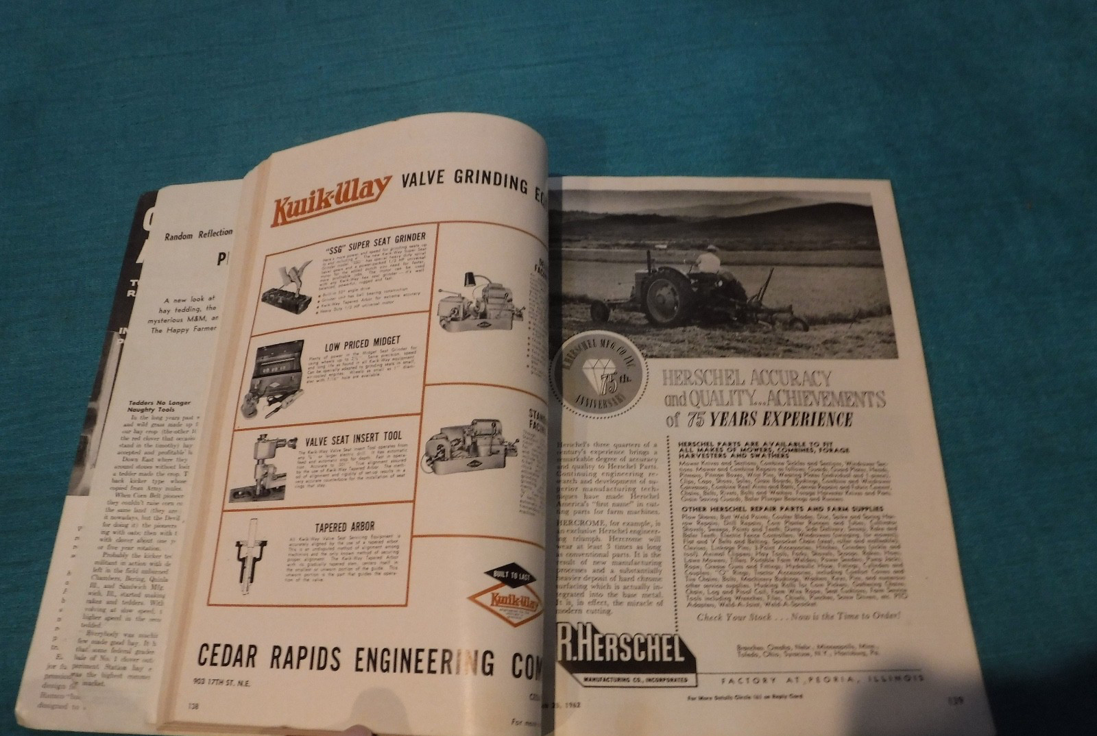 IMPLEMENT & TRACTOR MARCH 25 1962 I & T PRODUCT FILE FARM SUPPLIES EQUIPMENT