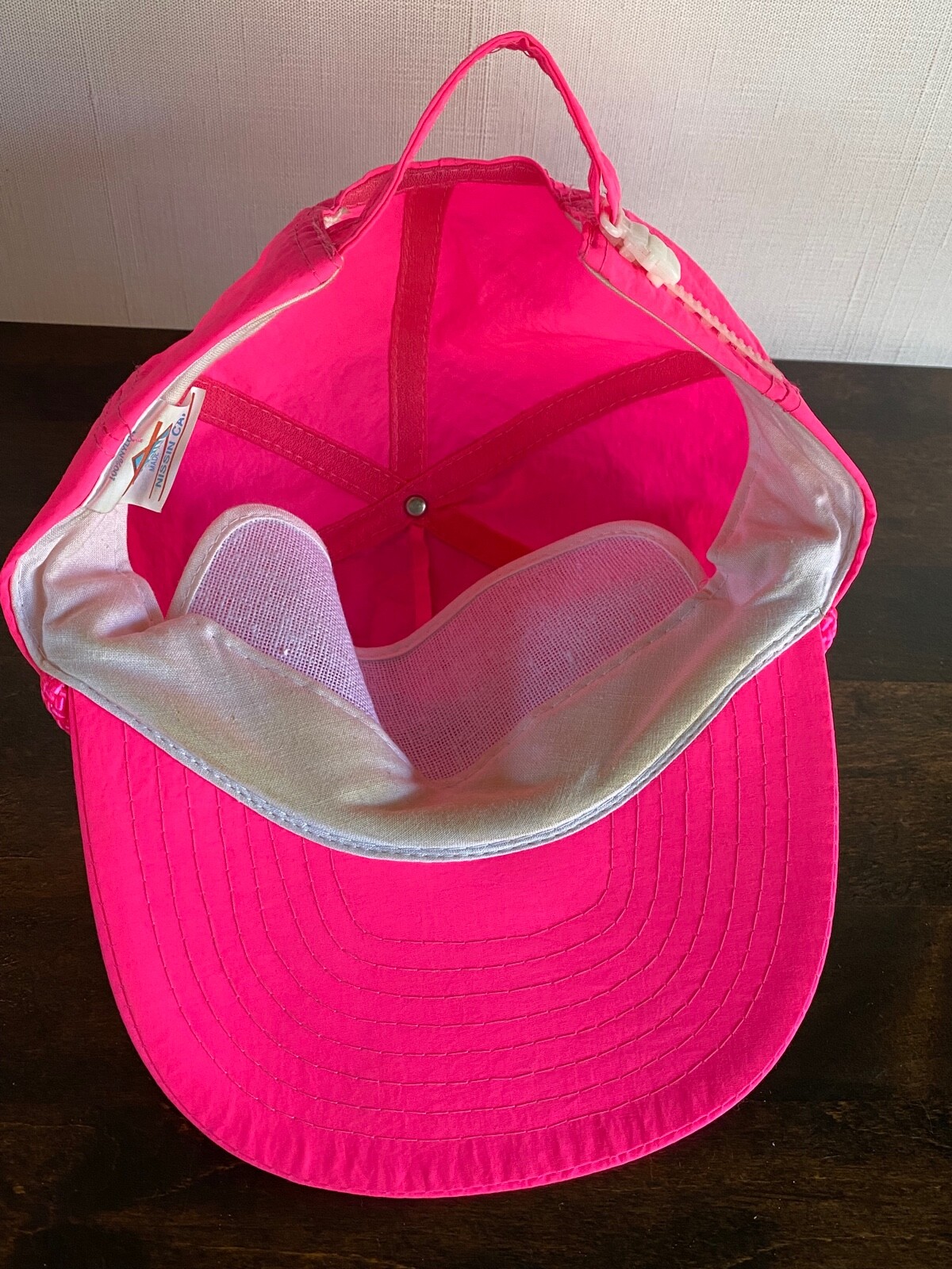 Vintage Beattie Kansas Co-Op Advertising Hat 75th Anniversary Neon Pink Farm Ag