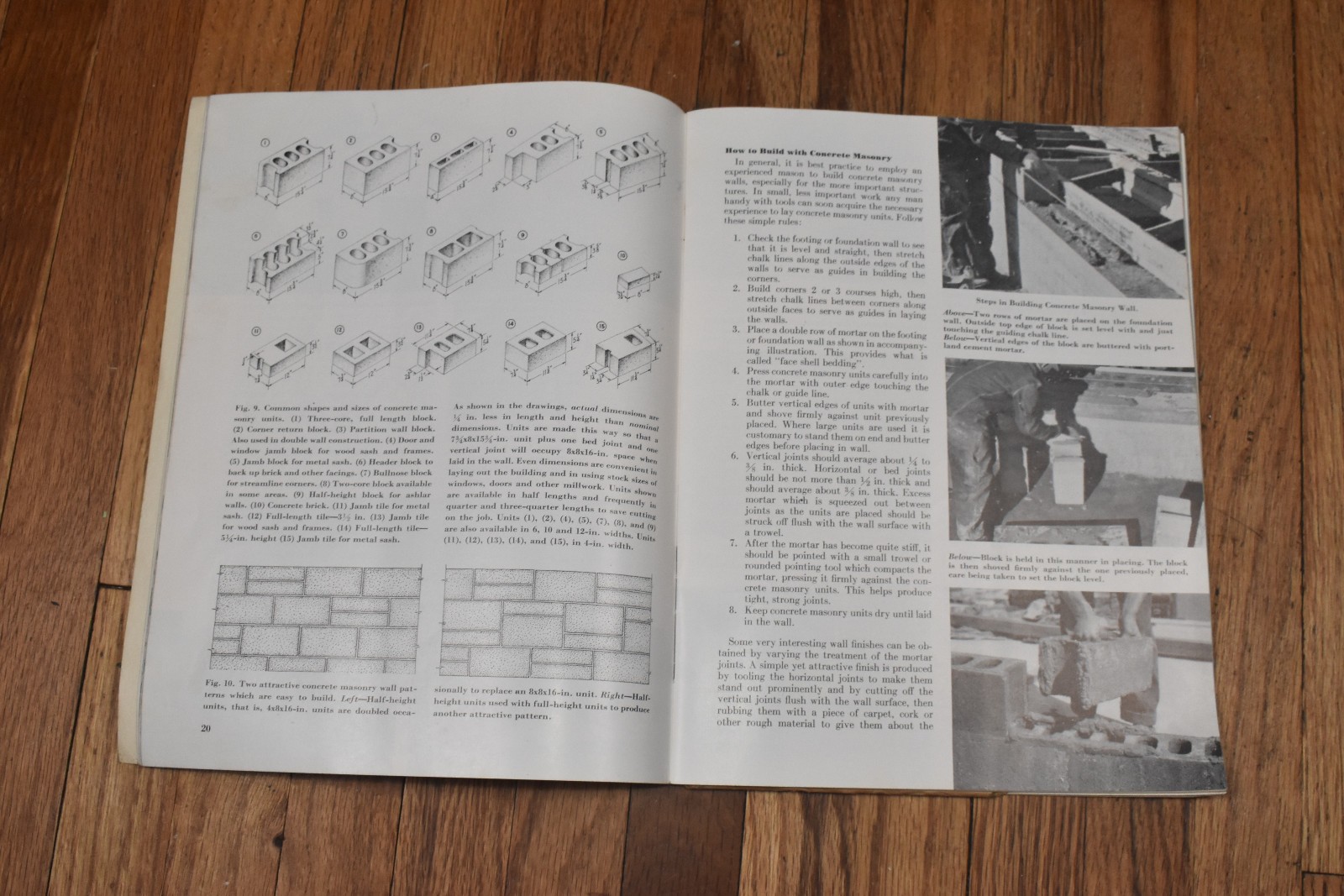 Vintage 1943 Concrete Handbook for Permenant Farm Construction Sales Brochure
