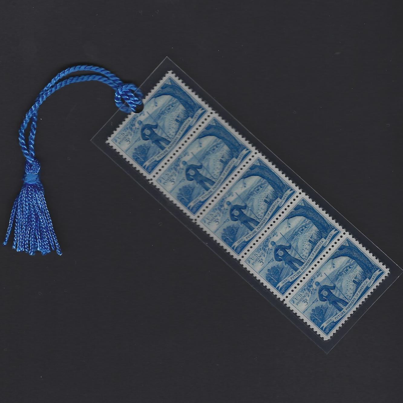 1953 Future Farmers of America – Vintage Mint Set of 5 Stamps Bookmark Unique!