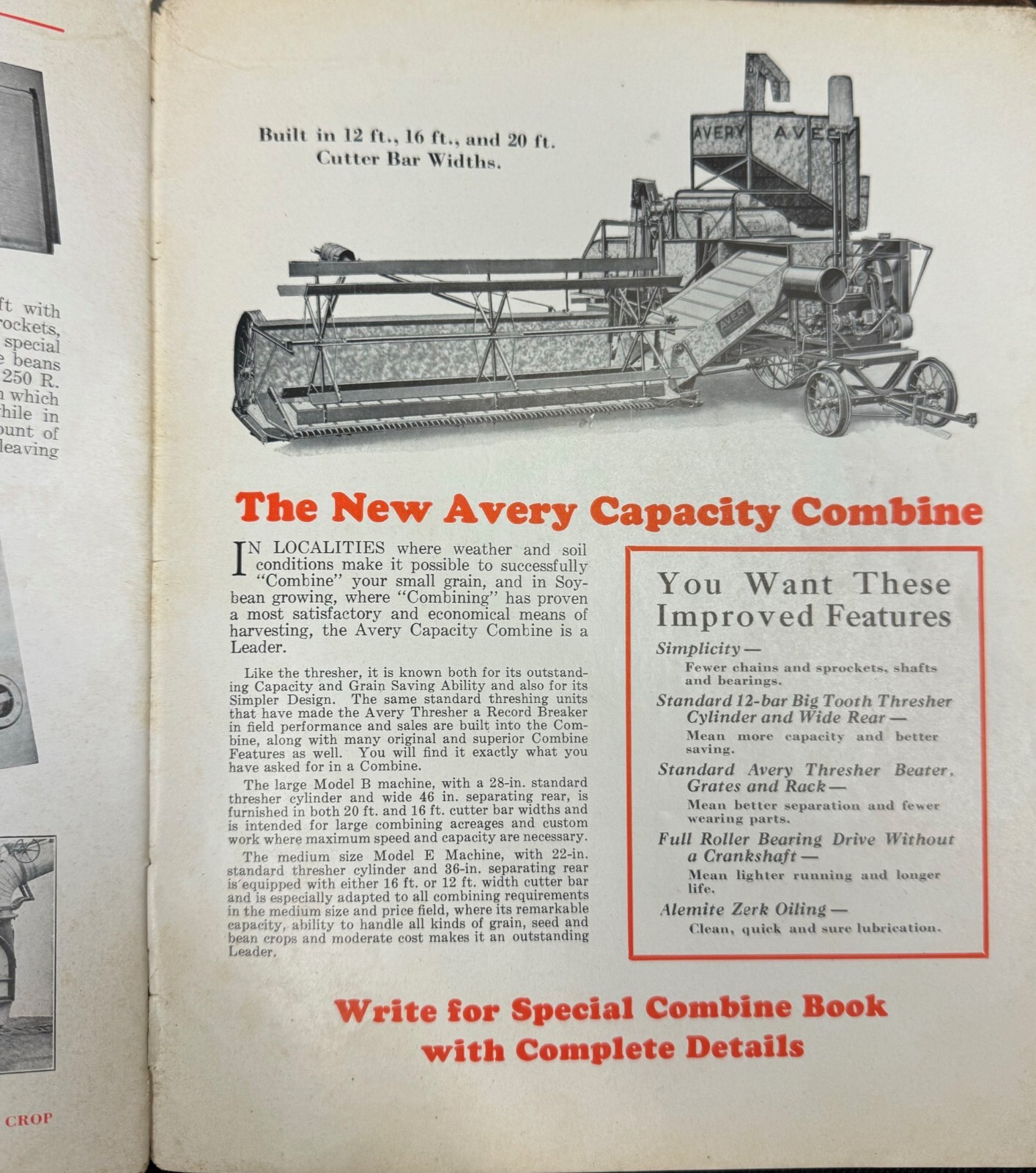 1931- Avery Threshers Catalog – Peoria, IL – Antique Ag – Avery Power Machinery