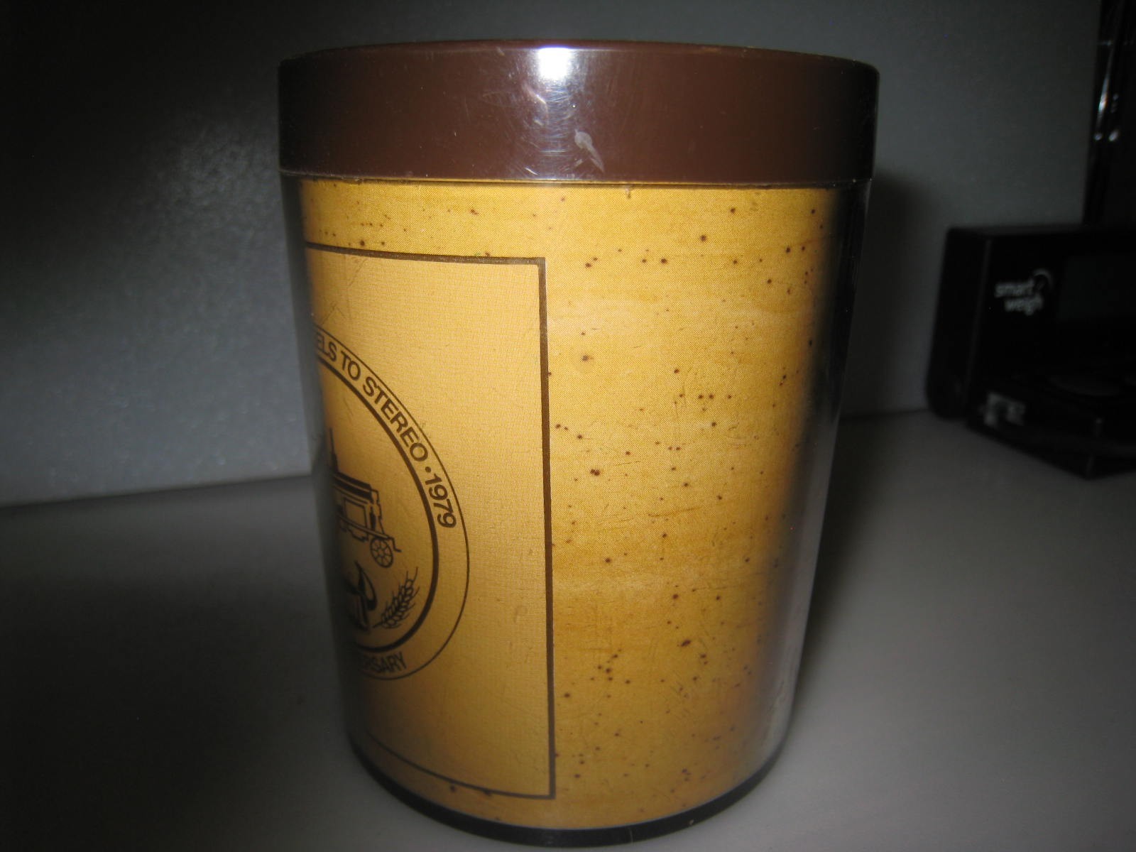 FARM-OYL OIL CO 50TH ANNIVERSARY PROMOTIONAL ADVERTISING MUG VINTAGE THERMO SERV