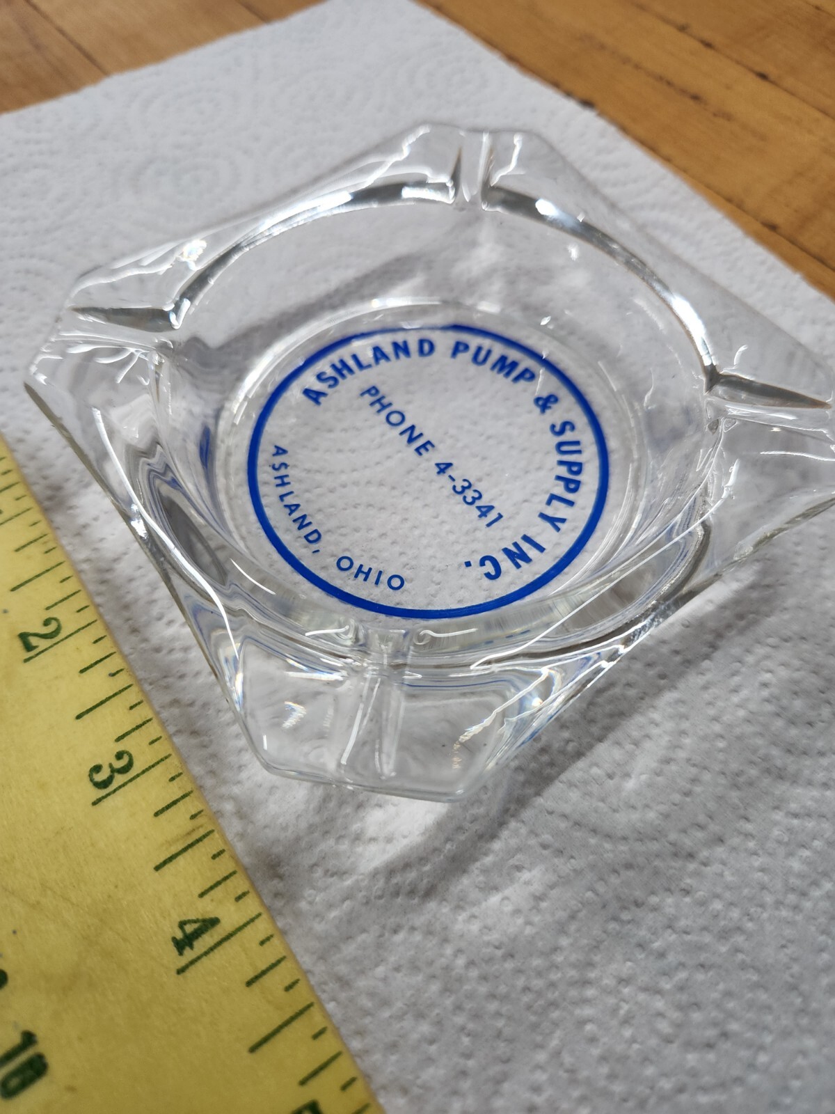 Ashland Pump Ashtray – Vintage Farm Advertising – Ashland Ohio