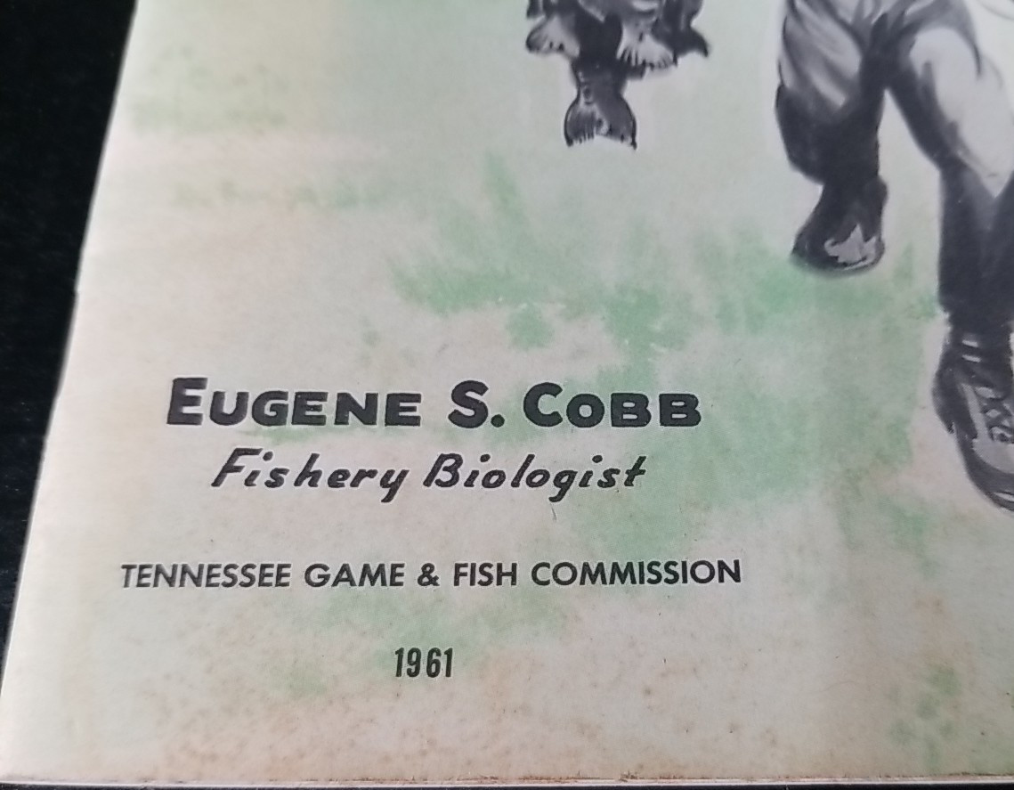 1961 The Management of Tennessee Farm Ponds Booklet Game & Fish Commission