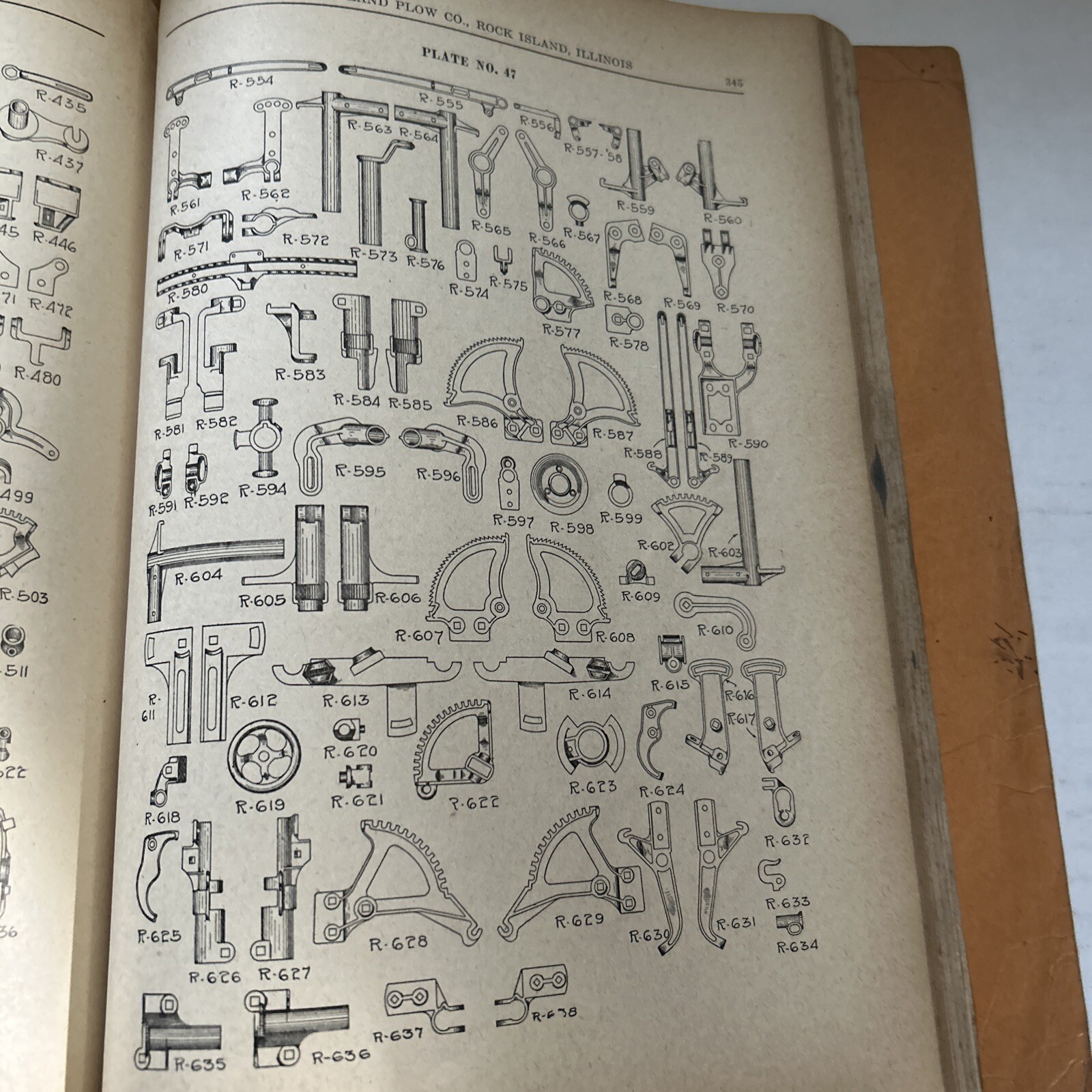 Vintage 1920 Rock Island Plow Repair Catalog No. 60 June 1920