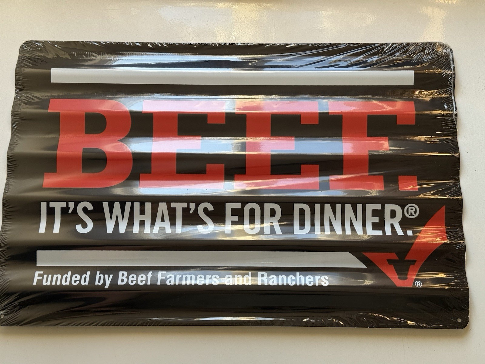 Beef It’s What’s For Dinner Metal Sign 18&Prime;x12&Prime;