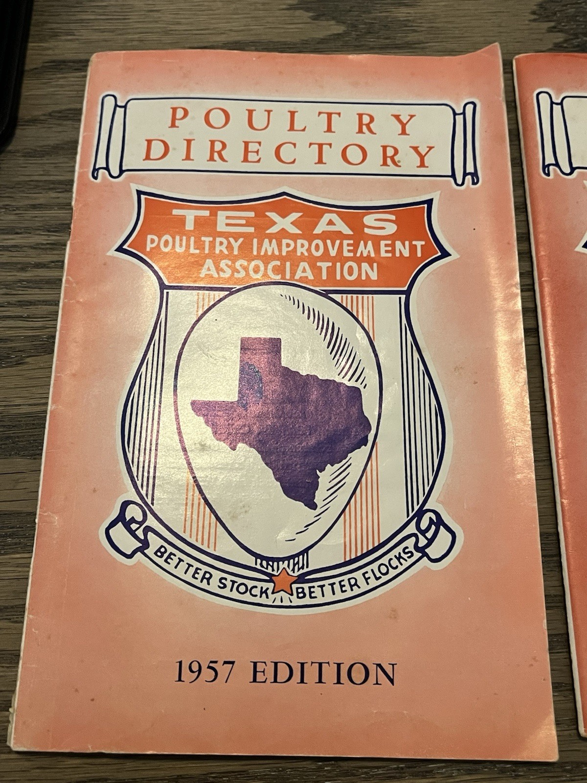1957 & 59 Texas Poultry Improvement Association official directory