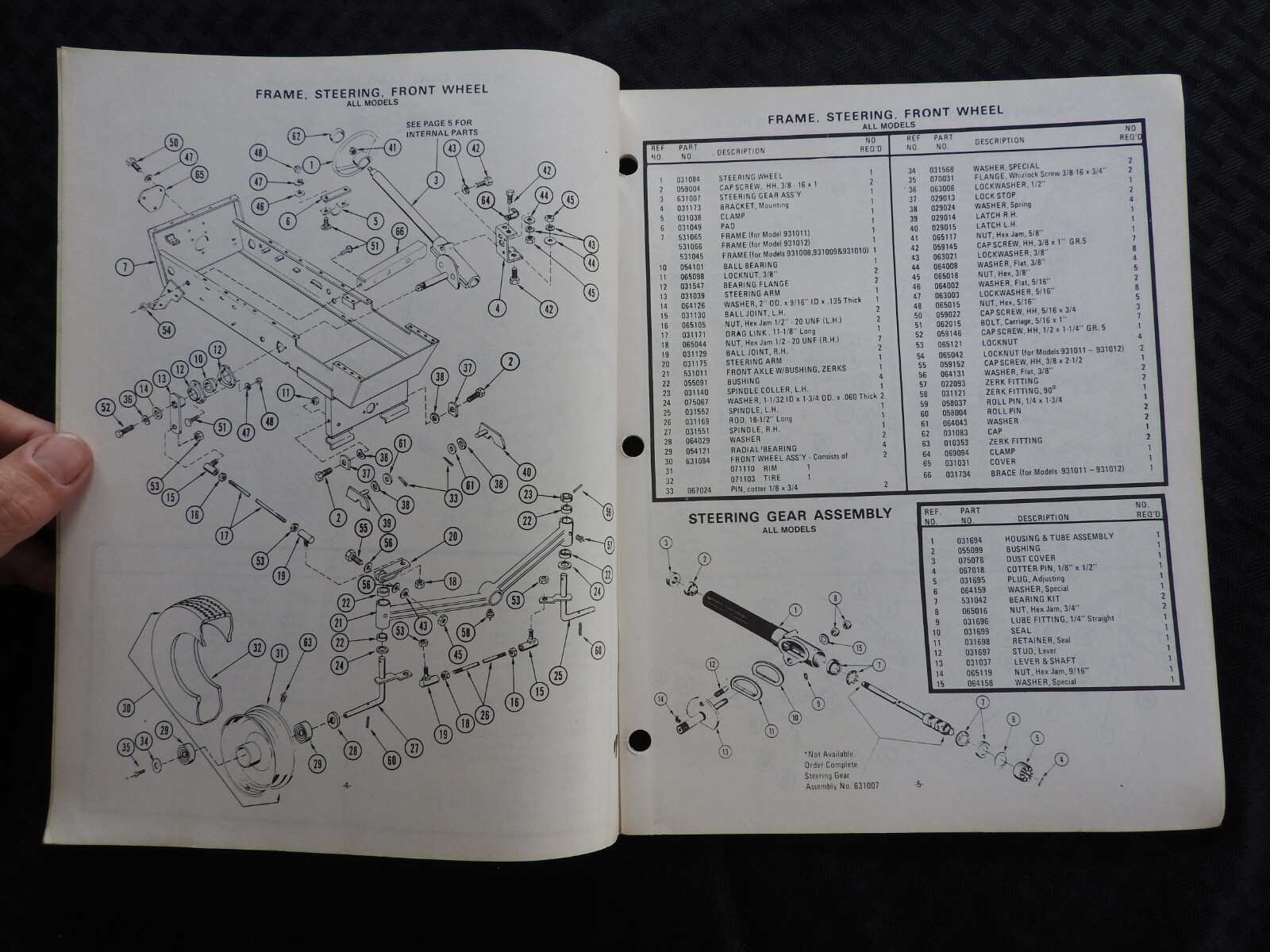 1976-1979 ARIENS S-12 S-14 S-16 LAWN TRACTOR PARTS CATALOG MANUAL HYDRO & GEAR