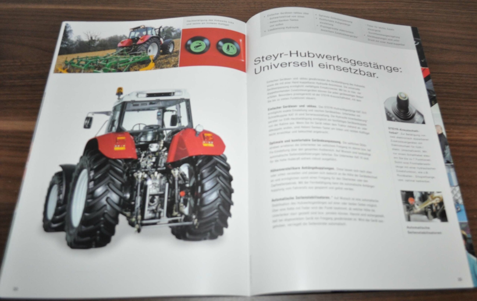 Steyr CVT 120 130 150 170 Tractor Brochure Prospekt