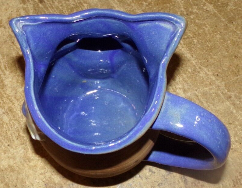 pottery pig face coffee mug in nice shape used