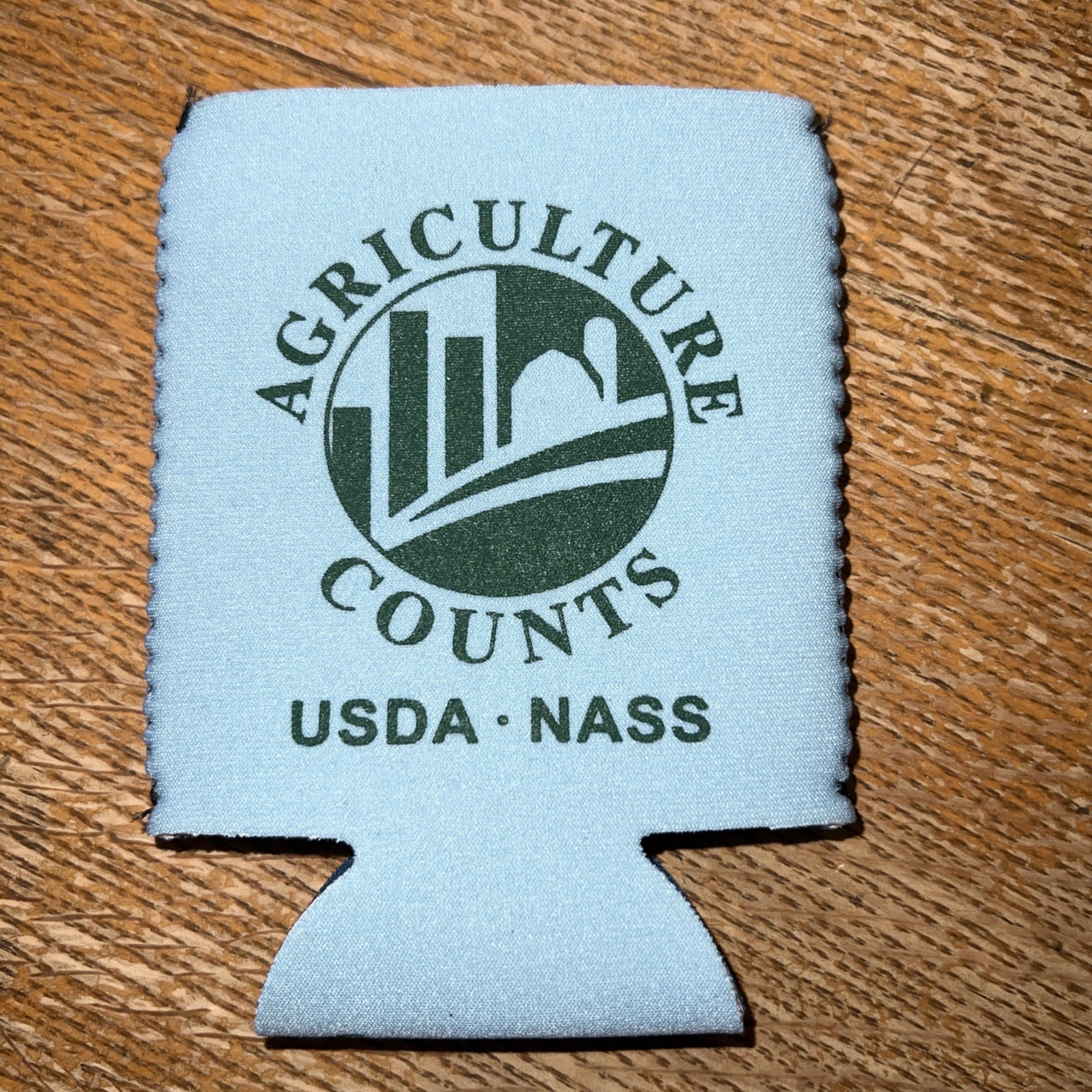 Agriculture Counts USDA NASS NASDA Koozie