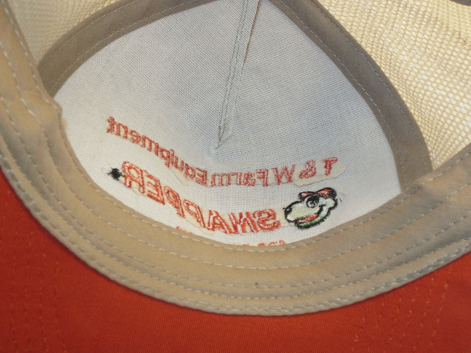 VINTAGE FARM EQUIPMENT & SNAPPER MOWER HAT/CAP! EMBROIDERED LOGOS! SNAPBACK!