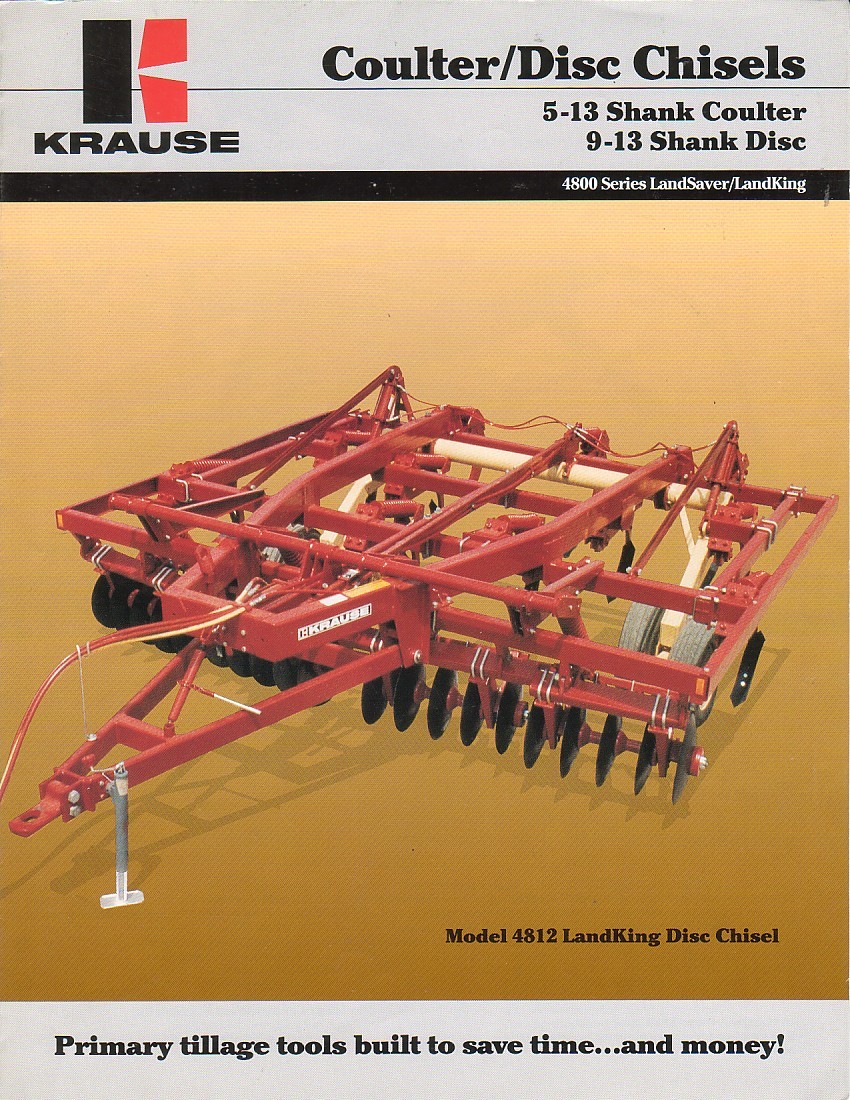Farm Implement Brochure – Krause – 4800 – Coulter Disc Chisel (F2441)