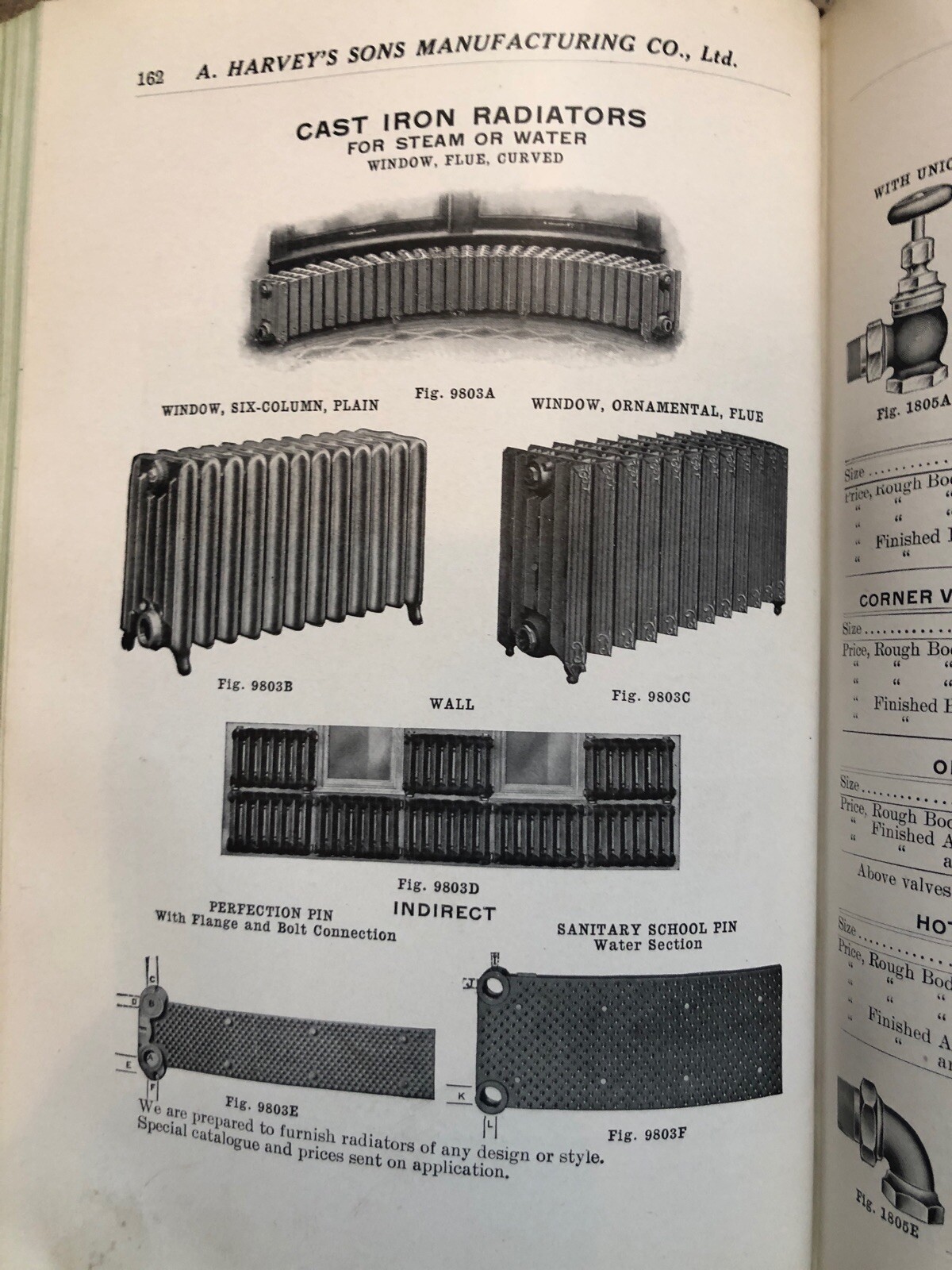 A. HARVEY SONS MANUFACTURING STEAM GAS WATER GOODS CATALOG GREAT GRAPHICS. 571 P