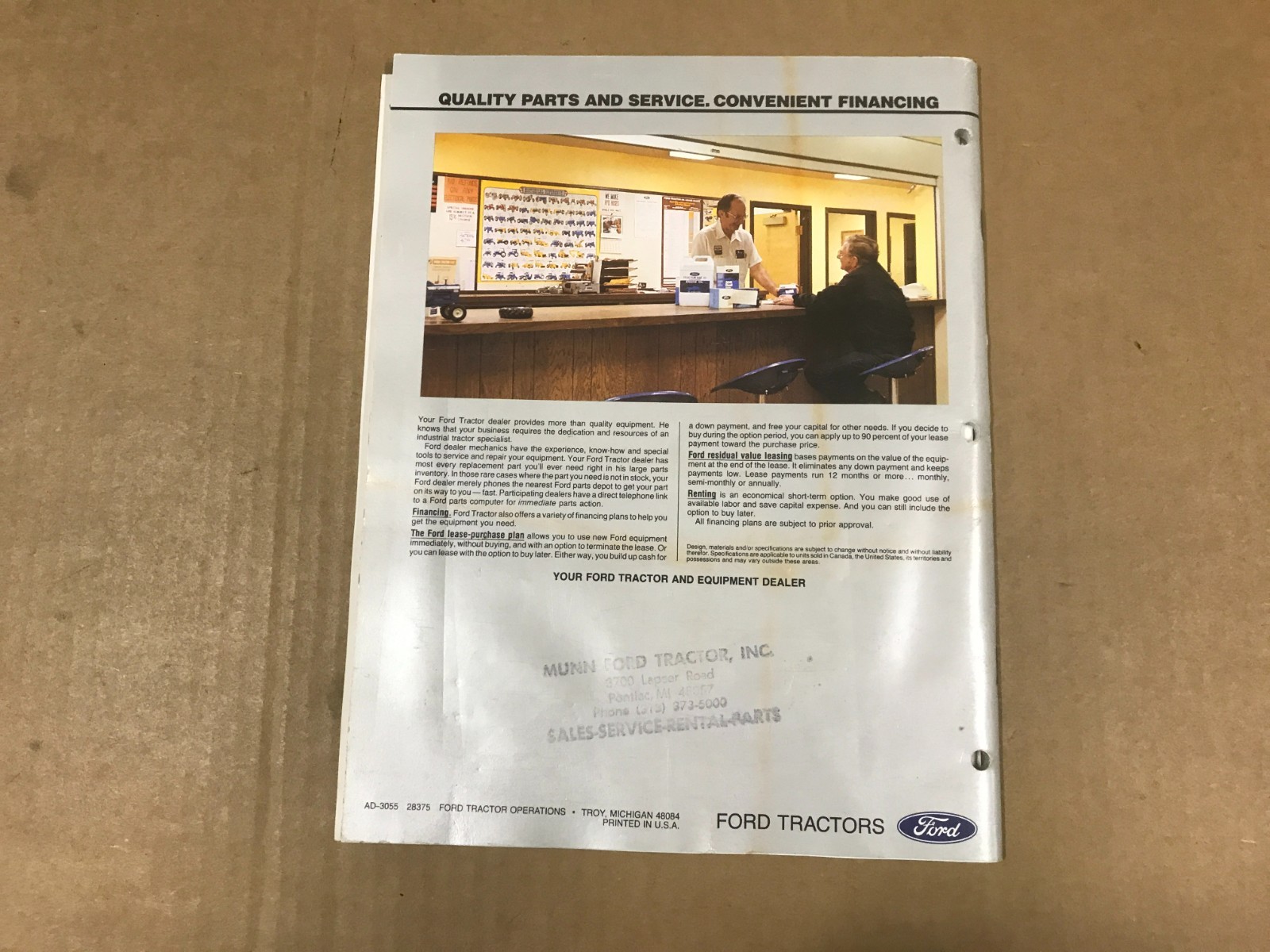 Vintage 1983 Ford Tractors Industrial Buyer&rsquo;s Guide