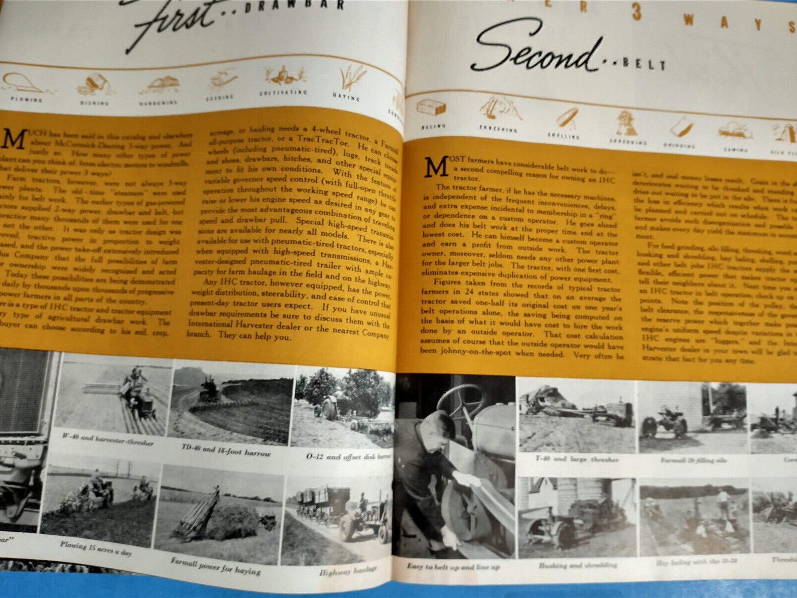 MCCORMICK DEERING 1931 TRACTOR FULL LINE BROCHURE ORIGINAL 32 PAGE BOOKLET