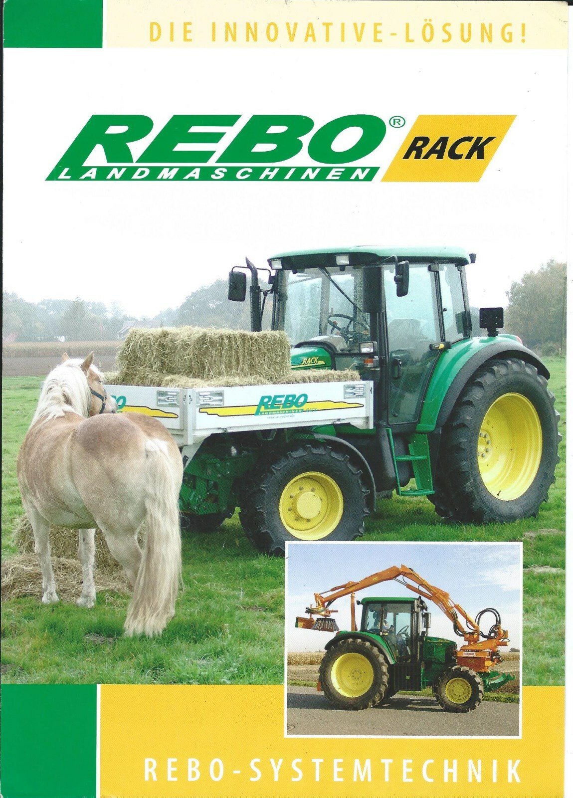 Farm Brochure – Rebo – Rack for John Deere 6020 serie Tractor – GERMAN (F6862)