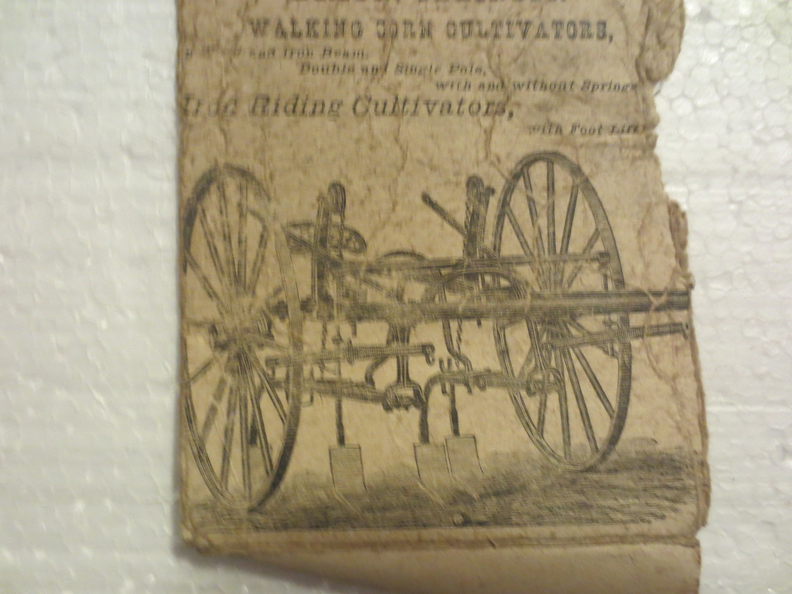 GRAND DETOUR PLOW COMPANY, DIXON ILLINOIS 1884-1885 CALENDAR L.I. CASE J. DEERE