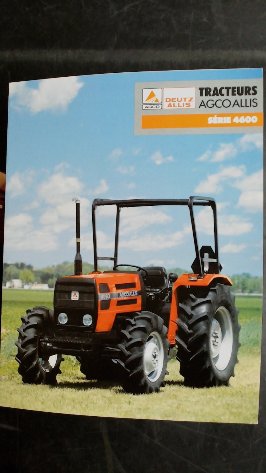 Deutz Allis AGCO 4600 Series Tractor Brochure Vintage Agricultural