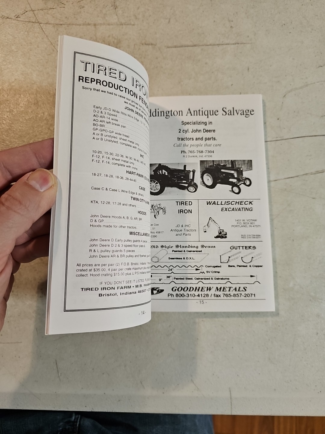 1998 Tri State Gas Engine and Tractor Show Jay County Fairgrounds Booklet