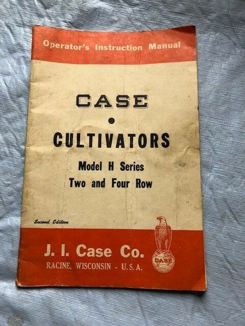 Case Tractor H Series Cultivators Manual BASE