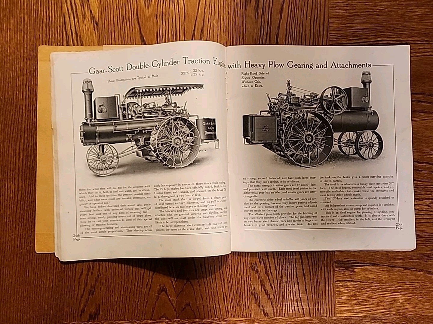 Gaar Scott Engine And Thresher Tractor Sales Brochure Catalog