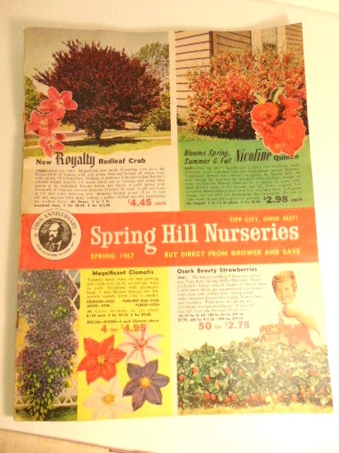 Vintage spring 1967 Spring Hill Nurseries catalog; Tipp City, OH